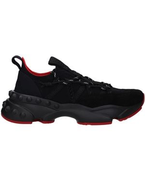 Louboutin Trainers Trailnrun Fabric - Black