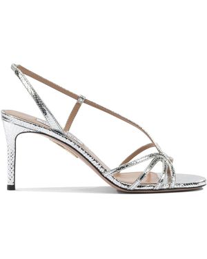 Aquazzura "Talk To Me 75Mm" Heeled Sandals - Natural