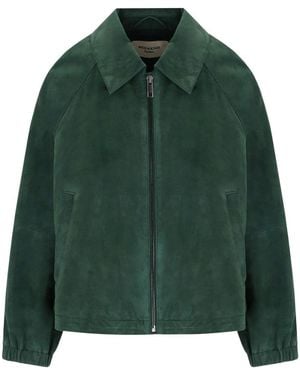 Weekend by Maxmara Zuppa Suede Jacket - Green