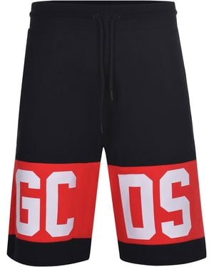 Gcds Shorts Made Of Cotton - Red