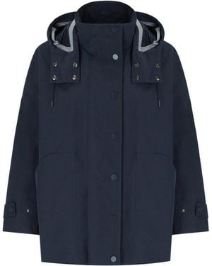 Max Mara Labbro Parka - Blue