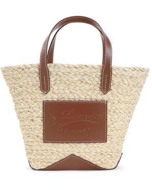 Lanvin Catch Basket Handbag By - Multicolour