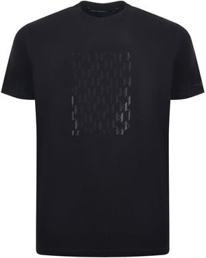 Karl Lagerfeld Stretch Cotton T Shirt - Black