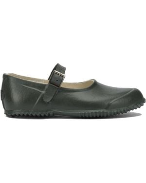 Superga Rubber Cotton Lined Ballerinas - Green