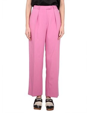 Alysi Straight Leg Trousers - Pink