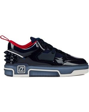 Christian Louboutin Astrocool Leather Sneakers - Blue