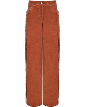 Essentiel Antwerp Jeeper Rust Wide Leg Jeans - Orange