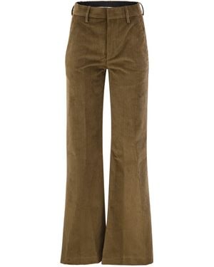 Dondup Janice Wide Corduroy Trousers - Natural