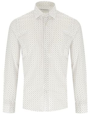 Manuel Ritz Patterned Shirt - White
