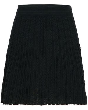 A.P.C. 'Kayla' Wool Skirt - Black
