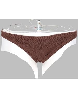 MC2 Saint Barth Slip Bikini Cheeky "Naomi" - Brown