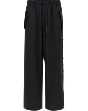 Y-3 Wool Blend Pants - Schwarz