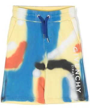Givenchy Bermuda Shorts Side Logo - Blue