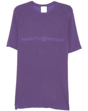 ROA Hivee Dryarn Lightweight Seamless T Shirt - Purple