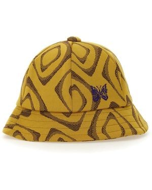 Needles Hat With Print - Yellow