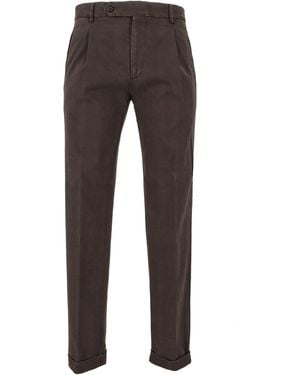 Berwich Pantalone Retrolong Gd Marrone - Grey