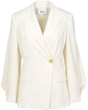 Erika Cavallini Semi Couture Jackets - White