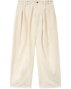 Isabel Marant Isabel X Ireme Straight Leg Trousers - Natural