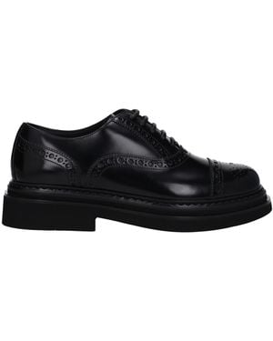 Dolce & Gabbana Dolce&Gabbana Derby Shoes Leather - Black