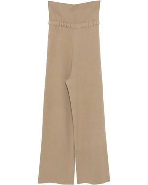 AYA MUSE Fold Over Seam Pant - Natural