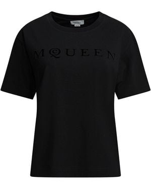 McQueen T-shirts Black