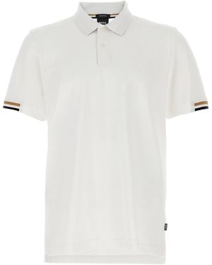 BOSS 'Parlay 147' Polo -Shirt - Weiß