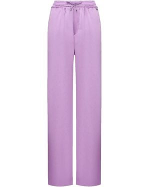 Herno Wide Trousers - Viola