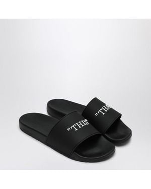 Off-White c/o Virgil Abloh This That Slides - Black