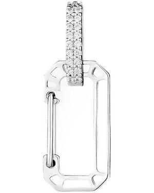 Eera Arete Anima Chiara en oro y diamantes de 18 quilates - Blanco