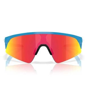 Oakley Zonnebril Oj9015 901502 Resistor Sweep Glanzend Hemelsblauw/prizm Ruby Kinderen - Roze