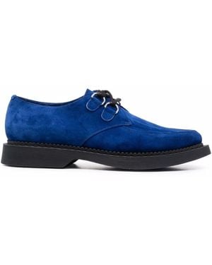 Saint Laurent Teddy Suede Derbys - Blau