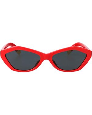 Jacquemus Bambino Zonnebril - Rood