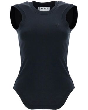 The Attico Der Attico Reese montierte Tanktop - Schwarz