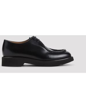 Church's Lace-Up Leather Ankle Shoes - Black