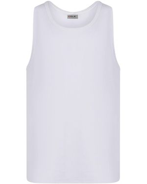 CYCLE Tank Top Made Of A Cotton Blend - White
