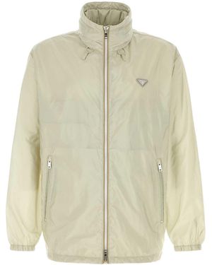 Prada Light Windbreaker Jacket - White