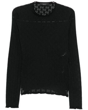 Gucci Gg Cotton Sweater - Black