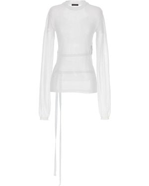 Ann Demeulemeester "Blion" Maglione - Bianco