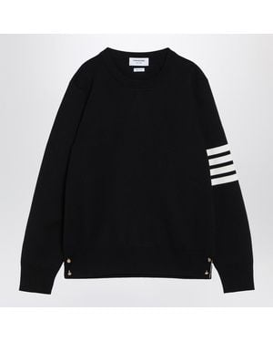 Thom Browne Cotton Jumper - Black