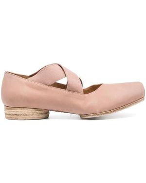 Uma Wang Ballerinas With Crossed Bands - Pink