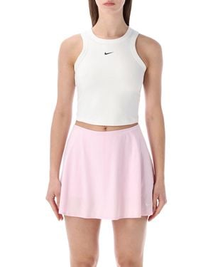 Nike Dri-Fit Cropped Tank Top - Pink