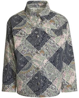 Etro Plaid Jacket - Gray