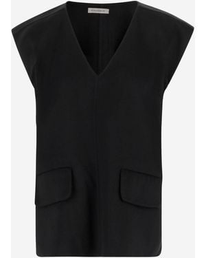 By Malene Birger Cilia Wool Vest - Black