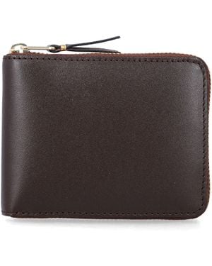 Comme des Garçons Sleek Zip-Around Mini Wallet - Black