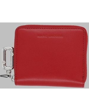 Marc Jacobs Wallet With Statement Pattern - Red