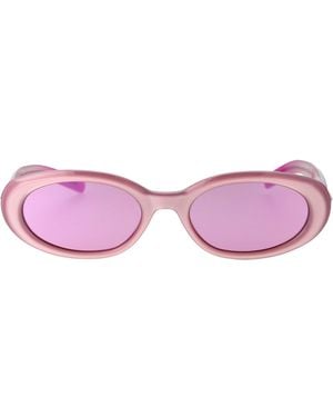 Gentle Monster Oval Sonnenbrille Bandoneon.S PC5 Pink
