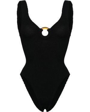 Hunza G Celine Swim Crinkle - Schwarz