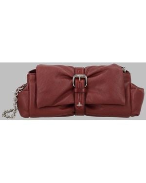 Vivienne Westwood Hazel Treasure Mini Clutch With Belt - Red