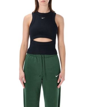 Nike Top Schwarz - Grün