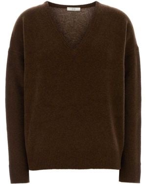 Co. V-Neck Long Sleeve - Brown